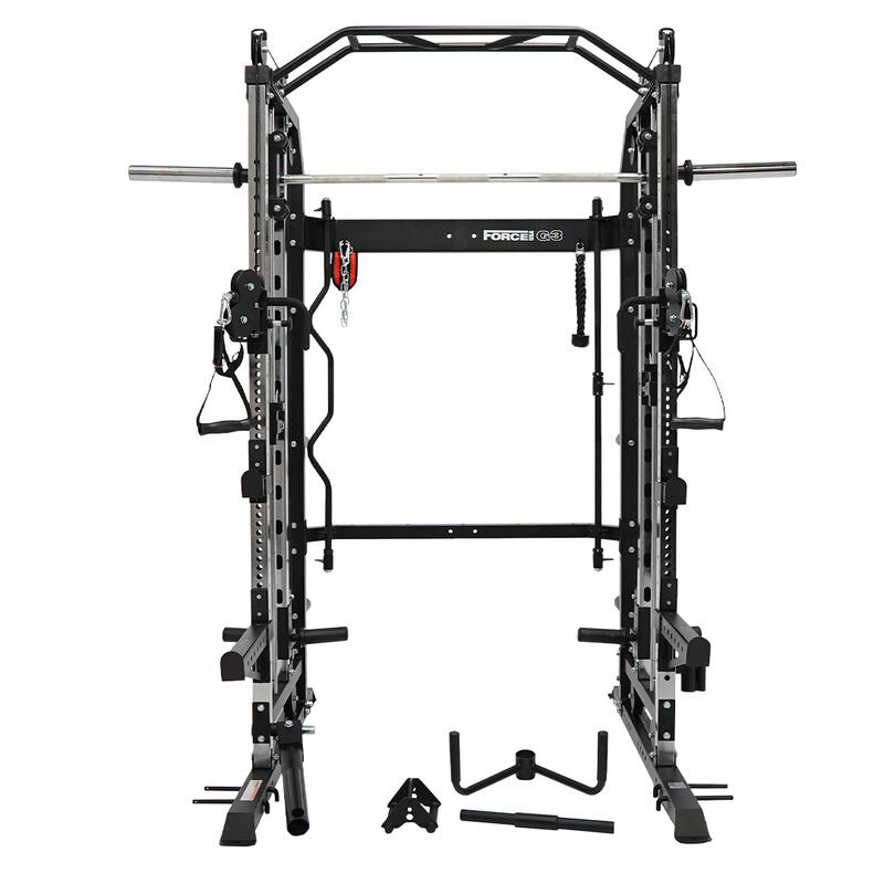 G3® All-In-One Trainer - Rack, Máquina Smith y Multifunción + Poleas Force USA