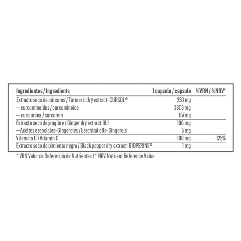 Curcumin Cursol® + Bioperine® | Cúrcuma | 60 Cápsulas 2/3