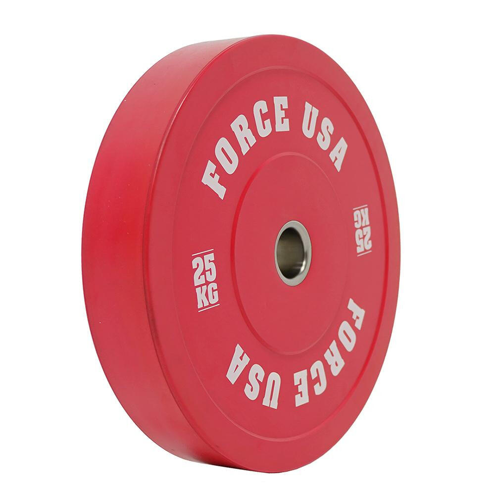 Pro Grade Bumper Plates 25 kg - Red Force USA 2/5