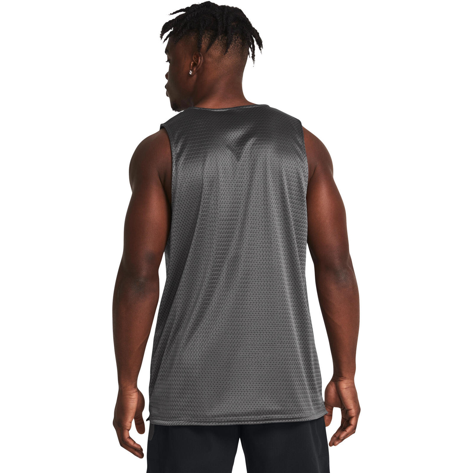 Maillot de corps Under Armour Baseline Reversible Tank, Gris, Hommes 2/4
