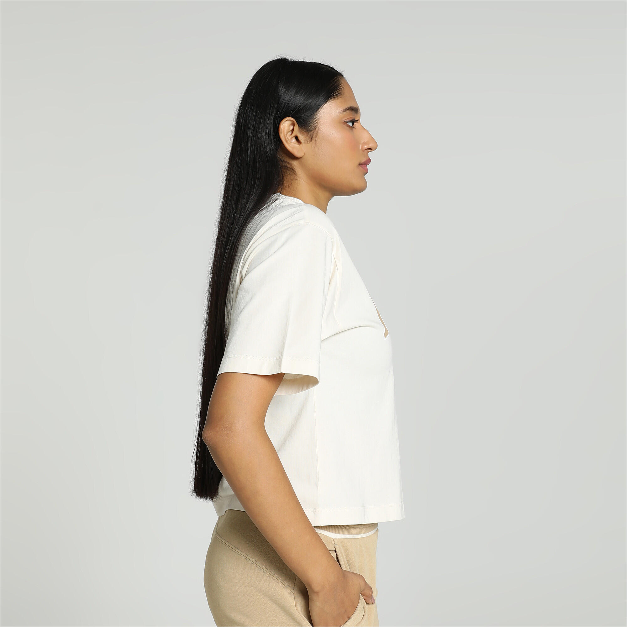 T-shirt à imprimé PUMA SQUAD Femme PUMA Alpine Snow White 4/6