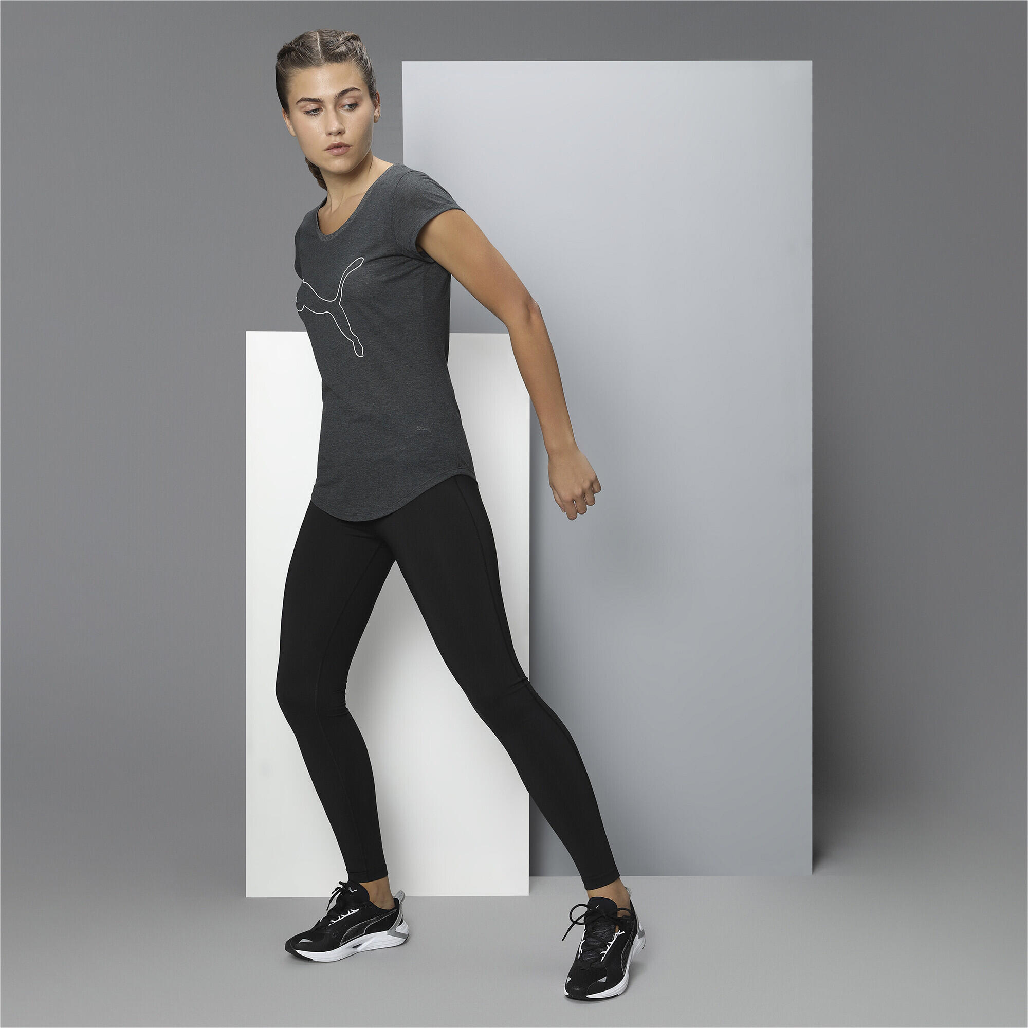 Koszulka Sportowa Damska Puma Performance Heather Cat 4/7