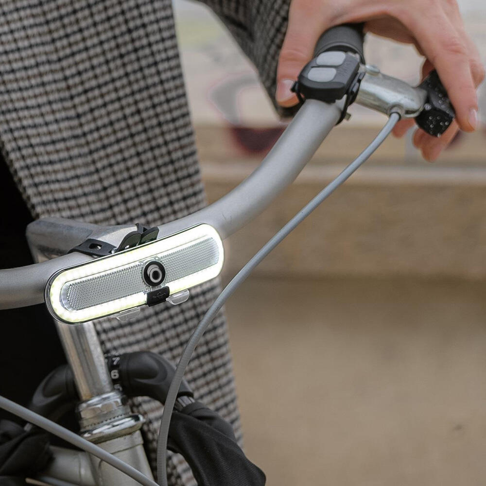 Overade LUM – Éclairage vélo avant/arrière complémentaire – 2en1 blanc/rouge 6/8