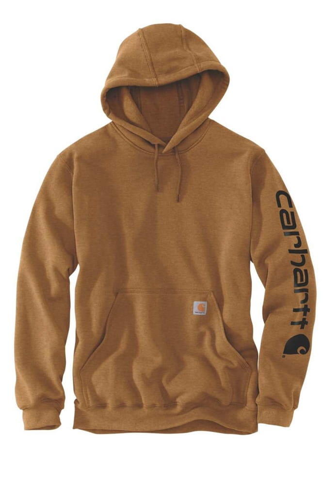 Bluza sportowa męska z kapturem Carhartt Midweight Sleeve Logo Hooded 2/5