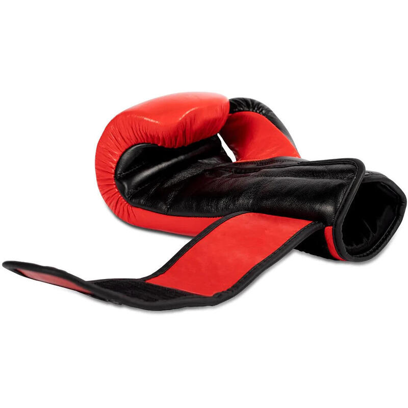 Ashton Pro Gants de boxe - Rouge/Noir - 12oz