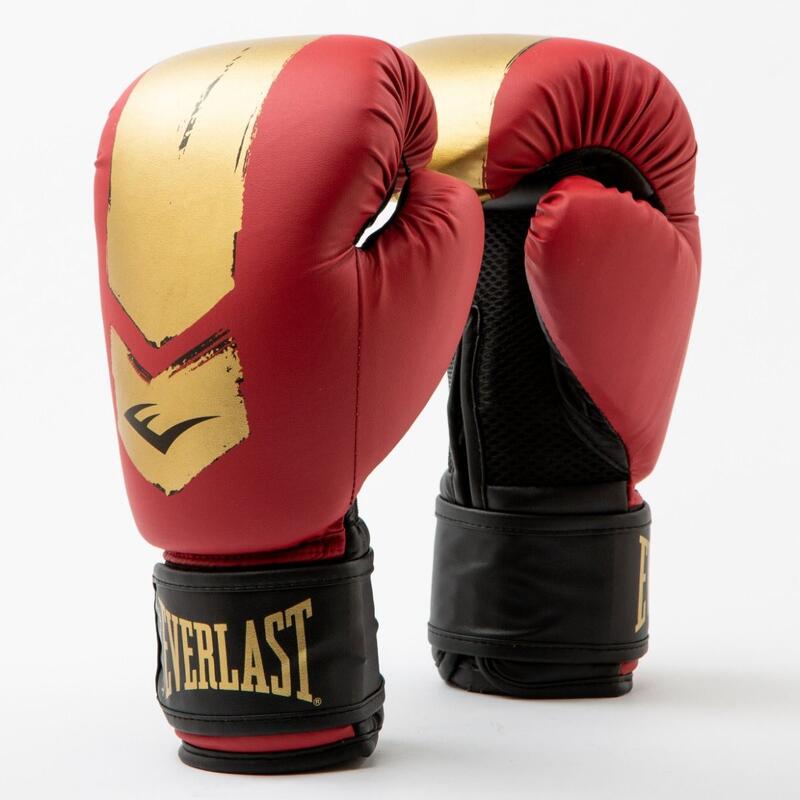 Saco de boxeo y guantes de boxeo - Kit de saco pesado Prospect 2 - Rojo/Dorado