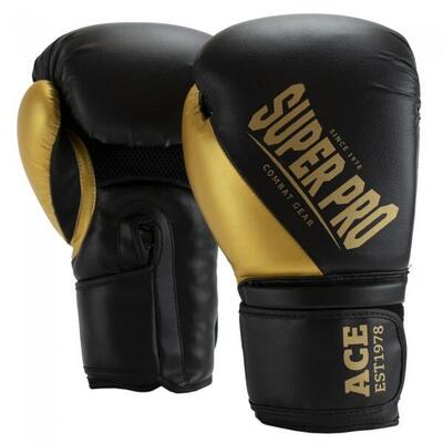 Ace (kick)bokshandschoenen - zwart/goud