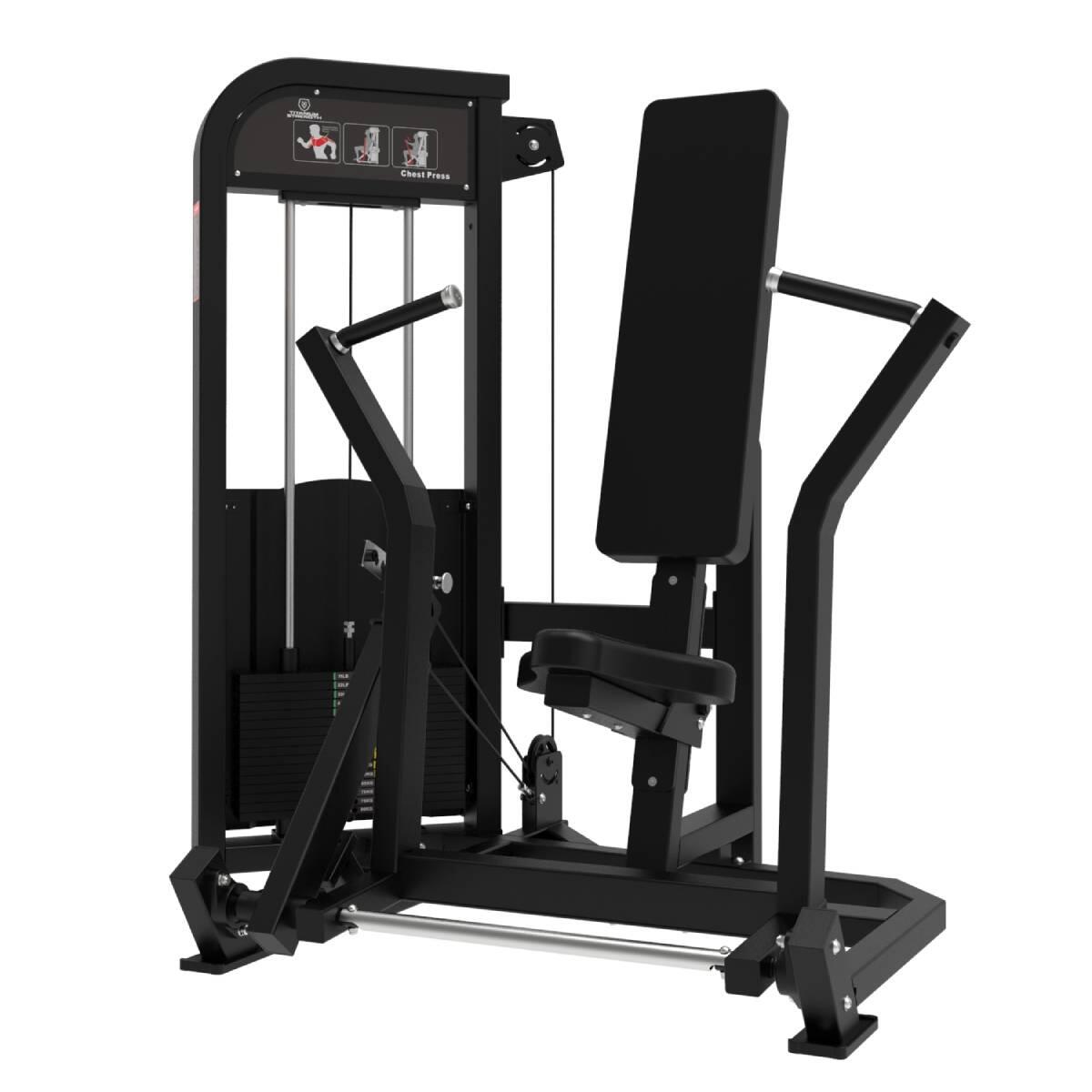 Selectorizada Press de Pecho Vertical Titanium Strength 3/5