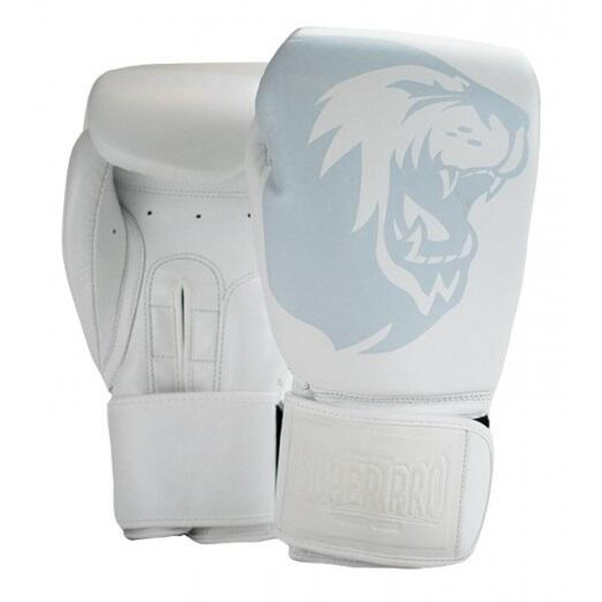 Super Pro Combat Gear - Gants De Boxe En Cuir - Legend Se - Blanc - Gants De Boxe - Blanc - 14 Oz - Decathlon