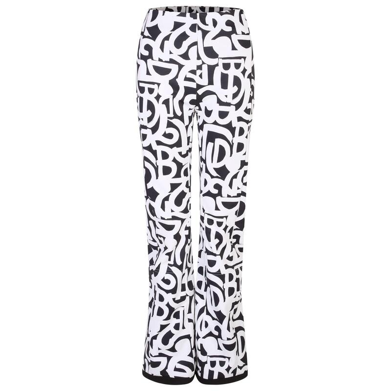 Pantaloni Da Sci Graffiti Donna Dare 2B Uphill Nero Bianco