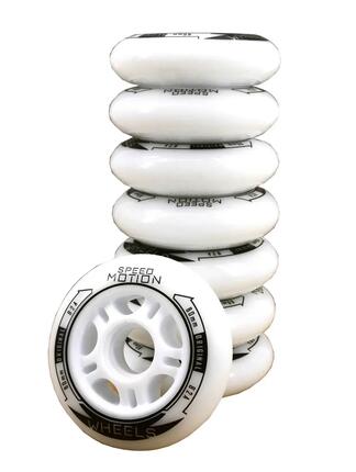 SPEED MOTION 80mm Inline Rollenset für Rollerblade K2 Salomon Fila Head