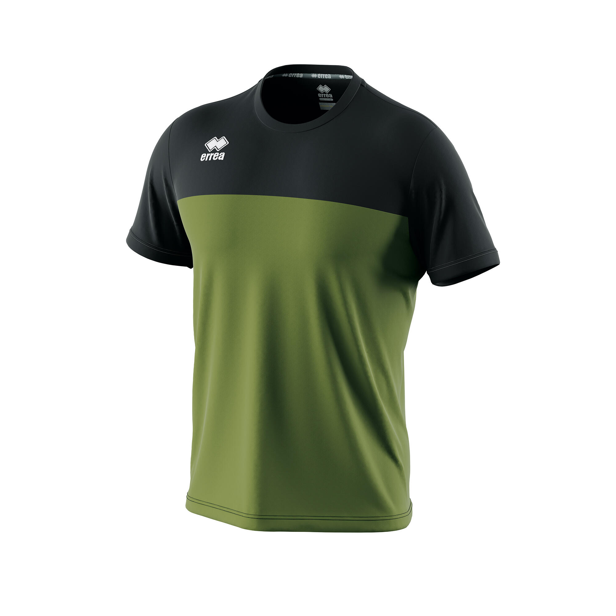 Errea - Maillot Errea Brandon - Maillot Manches Courtes - Marron|noir|vert - S - Decathlon
