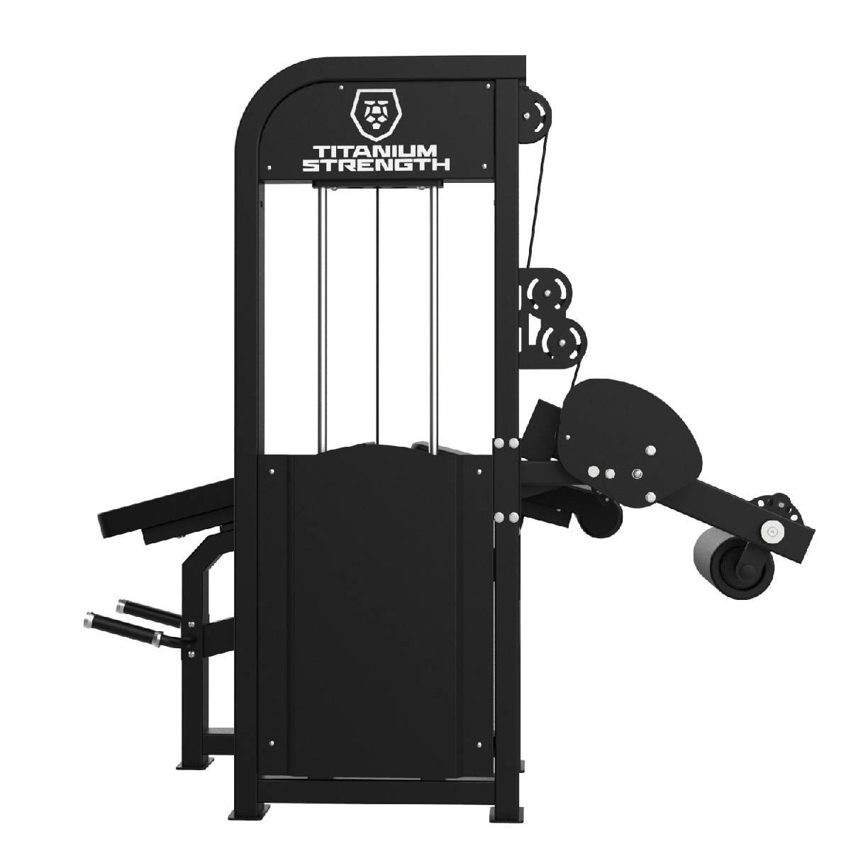 Selectorizada Dual Extensión de Piernas y Femoral Tumbado Titanium Strength 4/5