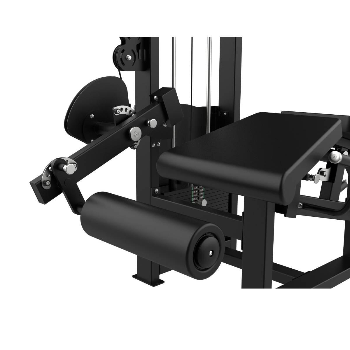 Selectorizada Dual Extensión de Piernas y Femoral Tumbado Titanium Strength 5/5