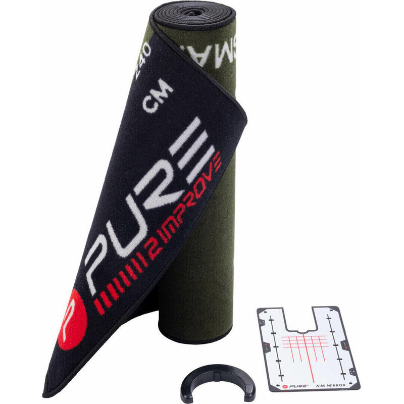 Putting-Matte, Übungscup und Putting-Spiegel Pure2Improve