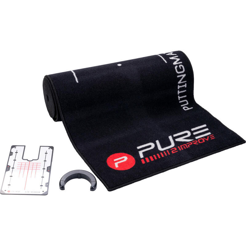 Tapis de putting, practice cup et miroir de putting Pure2Improve