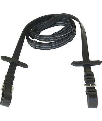 Teugels voor paarden van slipvast, met rubber bekleed canvas tattini