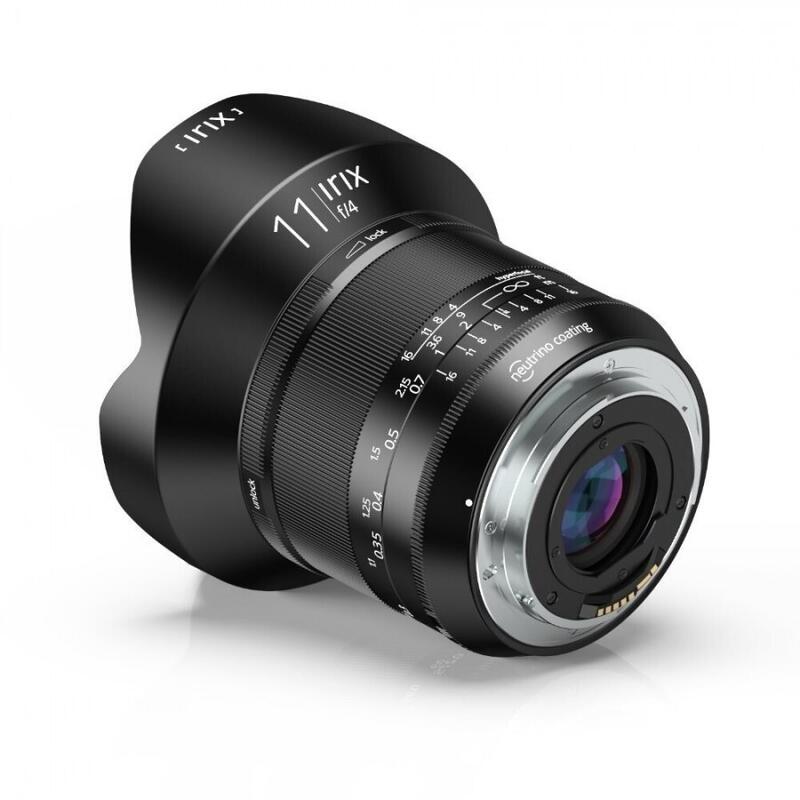 Cameralens Irix F4.0 Blackstone EF 11 mm/637 g