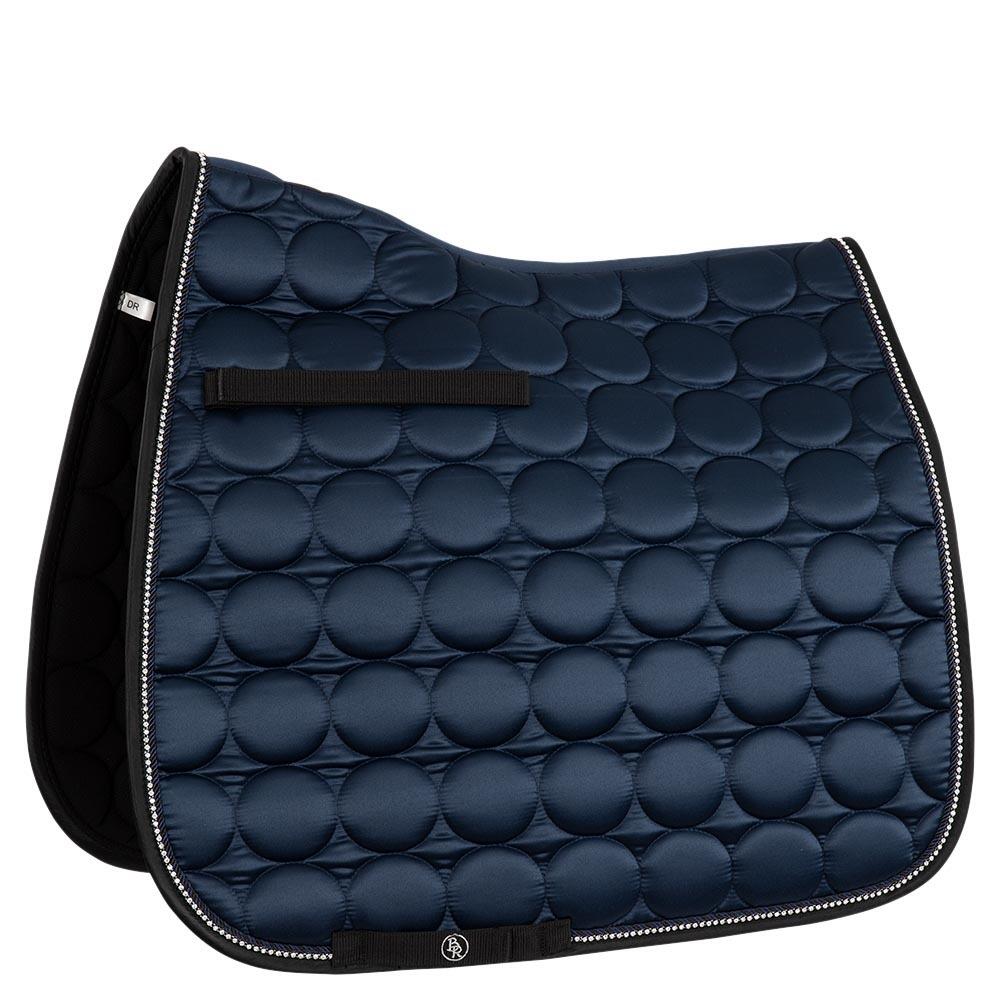 Br - Tapis De Dressage Pour Cheval Satin Br Equitation Dream - Tapis De Selle - Bleu - Fs - Decathlon
