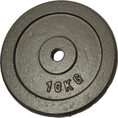Gietijzeren schijf gewicht 10 kg sporti
