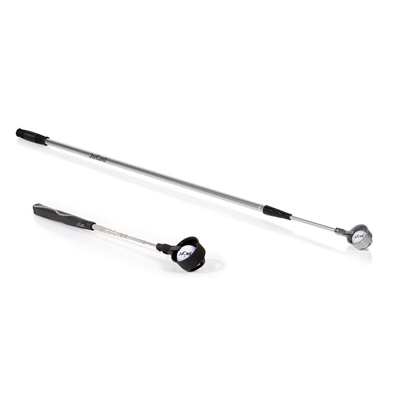 Epuisette golf téléscopique ultra robuste, extensible, aluminium JuCad 2/2