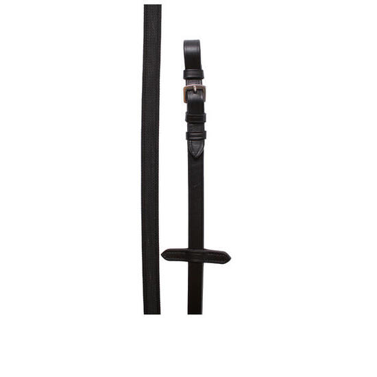 Rênes pour cheval antidérapante textile caoutchouc Horka