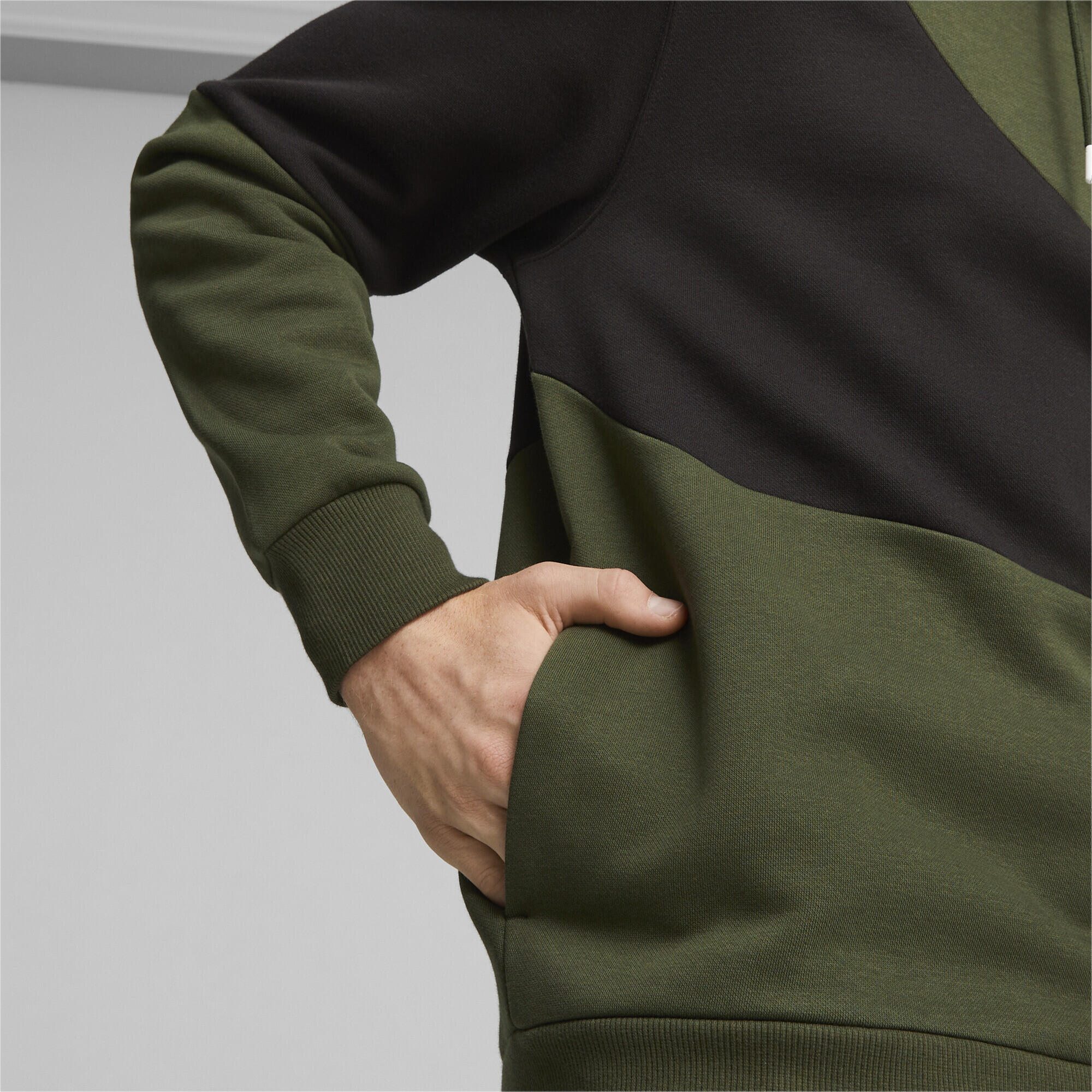 Hoodie PUMA POWER Cat Homme PUMA Myrtle Green 7/7