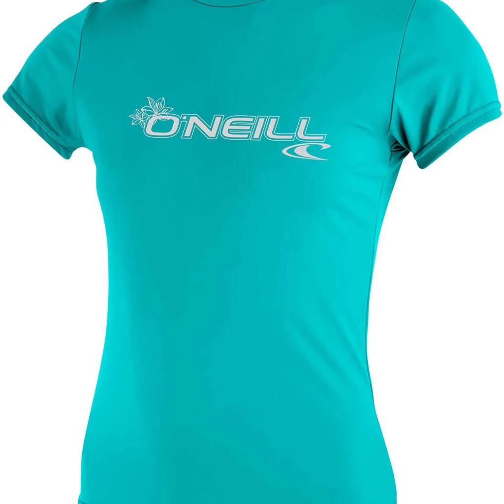 O'Neill Basic Skins Short Sleeve Rash Tee - Light Aqua