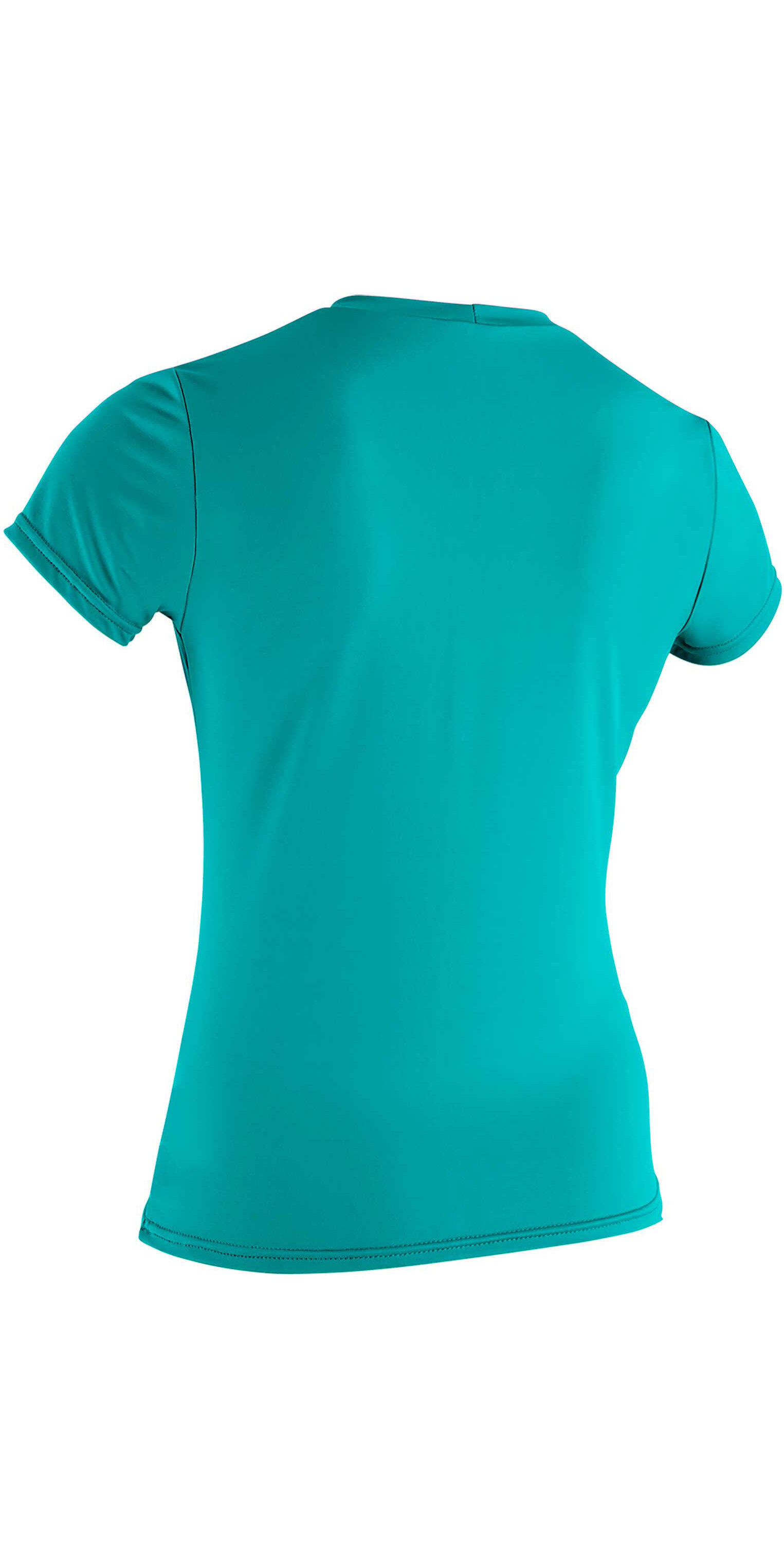 O'Neill Basic Skins Short Sleeve Rash Tee - Light Aqua 2/5