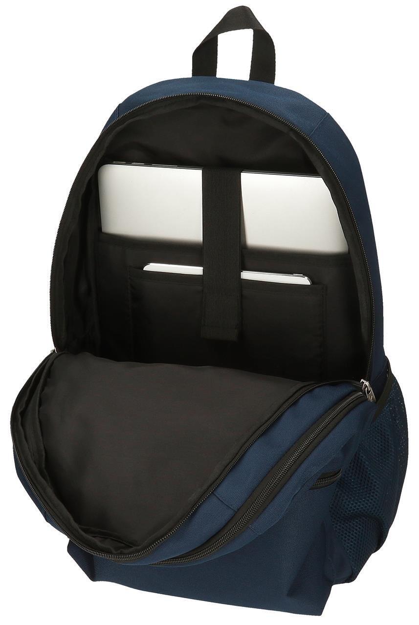 Mochila escolar de dois compartimentos Unisex Reebok Boston 44cm Azul marinho 3/5