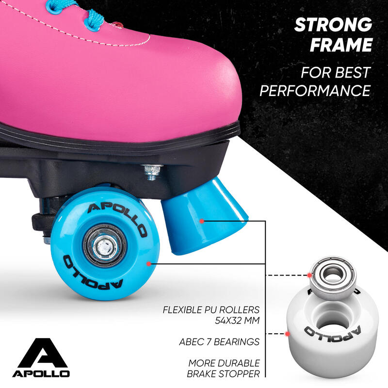 Disco Patins à roulettes Adolescents et Adultes à 4 Roues, du 31 au 42