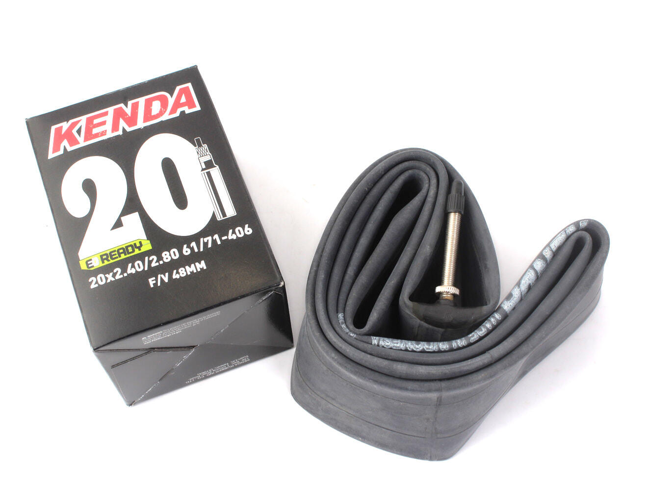 Cámara de aire bicicleta KENDA 20 pulgadas x 2,4 -2,8 pulgadas PLUS FV 2/6