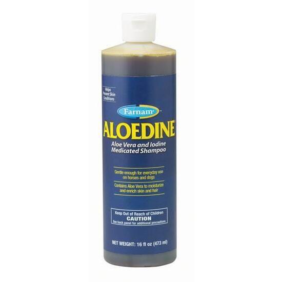 Desinfizierendes Shampoo für Pferde Farnam Aloedine 473 ml
