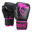 Boxhandschuhe aus Leder - Warrior SE - Schwarz/Rosa