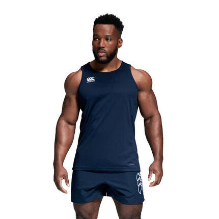 T-shirt sport rugby - hommes Adultes Marine