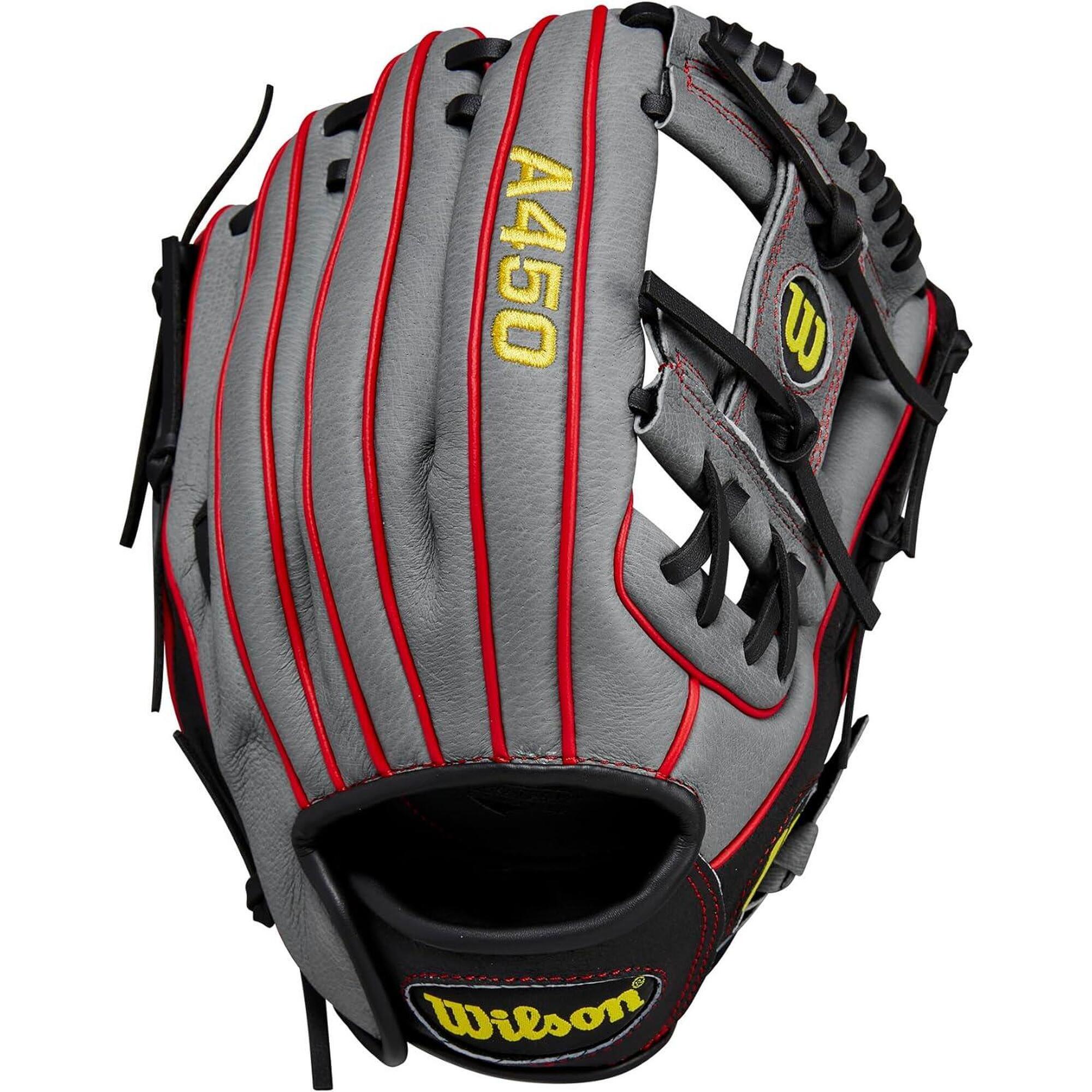 Baseball glove - A450 - Youth - Leather - Quick fit