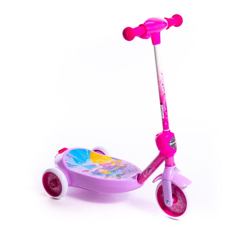 Huffy Disney Princess elektrische step met bellenblaas voor kinderen 3-5 jaar