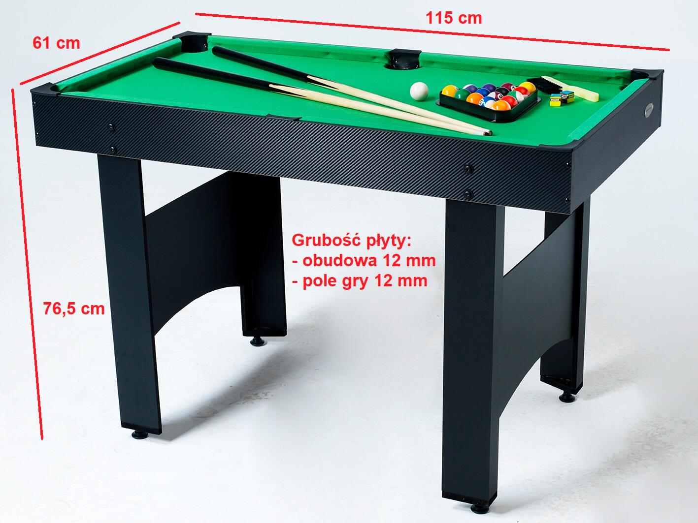 Stół bilard Gamesson Pool UCLA 112x68x13cm 7/7