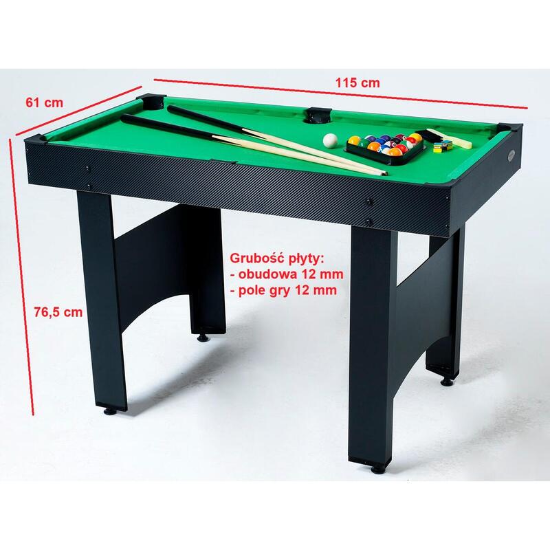 Stół do bilarda Gamesson Pool Table UCLA II 115cm