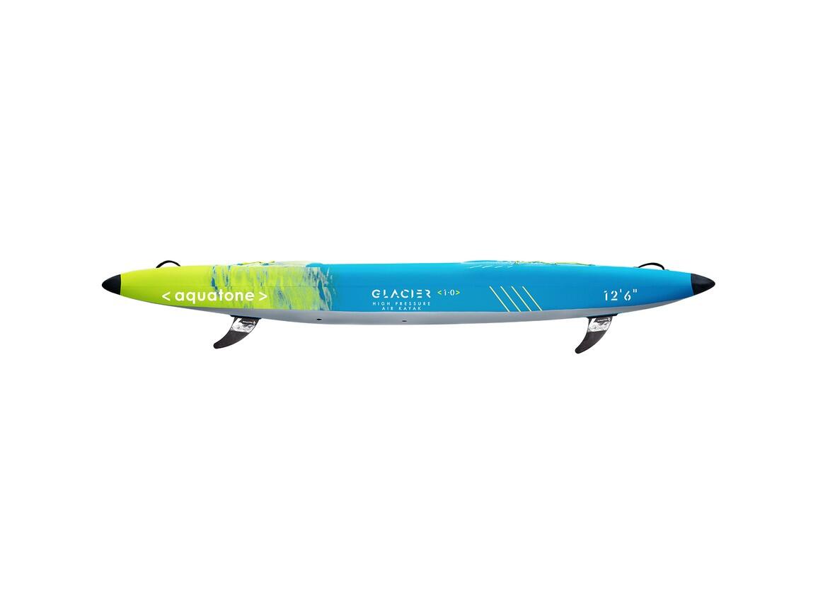 Kajak pompowany jednoosobowy Aquatone Glacier 12'6" TK-600 4/7