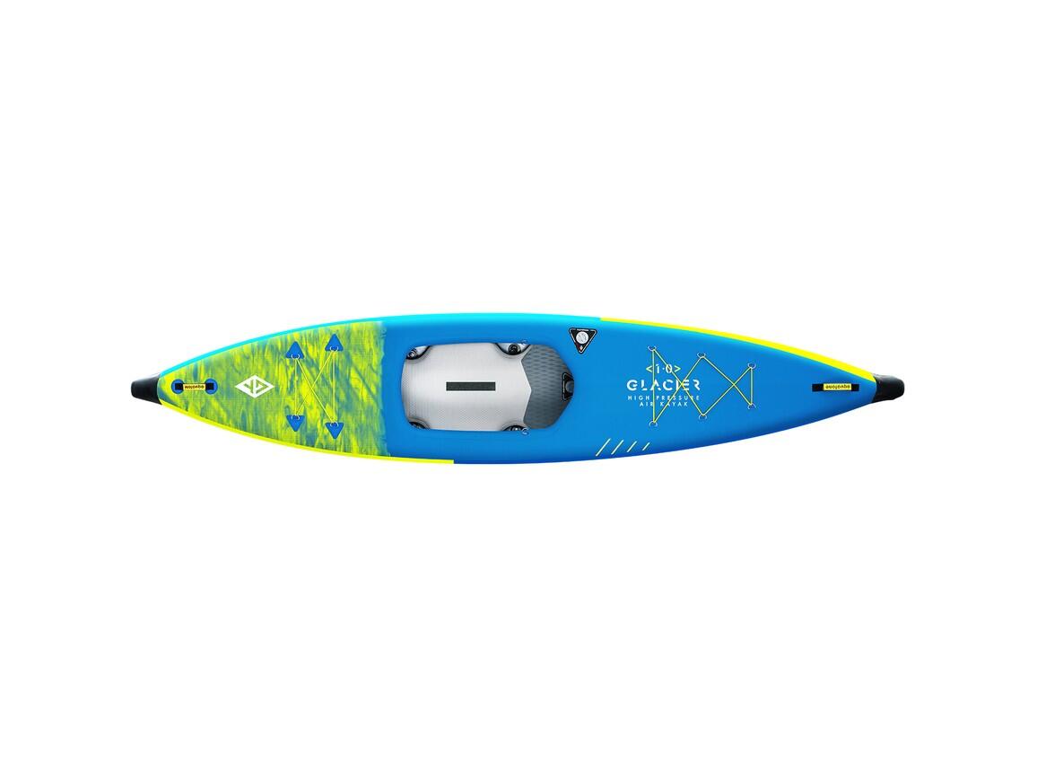 Kajak pompowany jednoosobowy Aquatone Glacier 12'6" TK-600 2/7