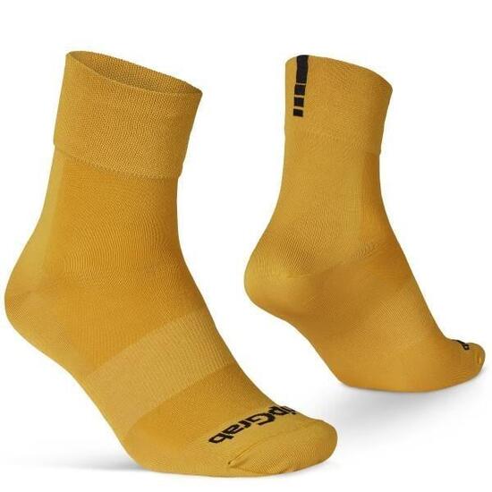 Chaussettes de sport cycliste été M - GripGrab Lightweight SL Performance jaune