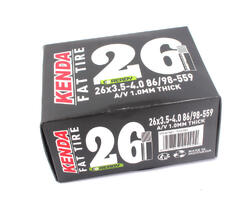 Chambre à air vélo KENDA 26 pouces x 3,5 -4,0 pouces AV