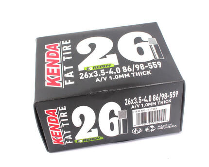 Fahrrad Schlauch KENDA 26 Zoll x 3,5 -4,0 Zoll AV