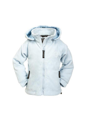 Fleecejacke mit Kapuze und Windstopp Unisex braun BMS