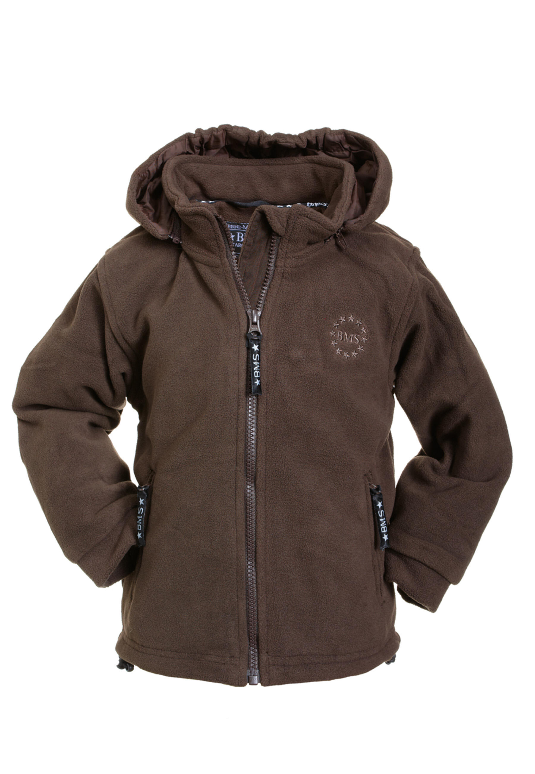 BMS Fleecejacke mit Kapuze und Windstopp Kinder 2/3