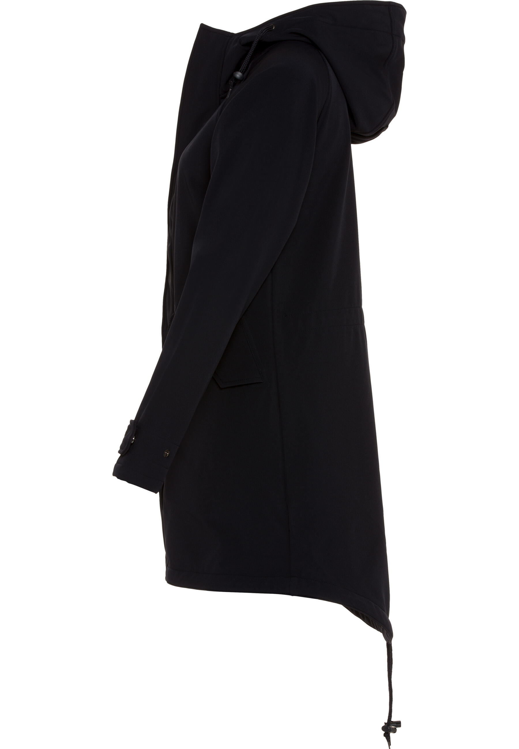 BMS Damenmantel  HafenCity Coat - SoftShell - atmungsaktiv 3/4