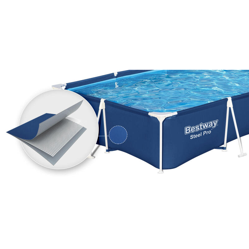 Basen ogrodowy stelażowy 400x211x81cm Bestway zestaw 15w1