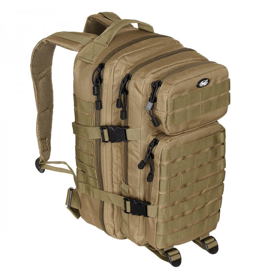 Rucsac modular Assault, 30 litri, compatibil sistem hidratare, coyote tan MFH