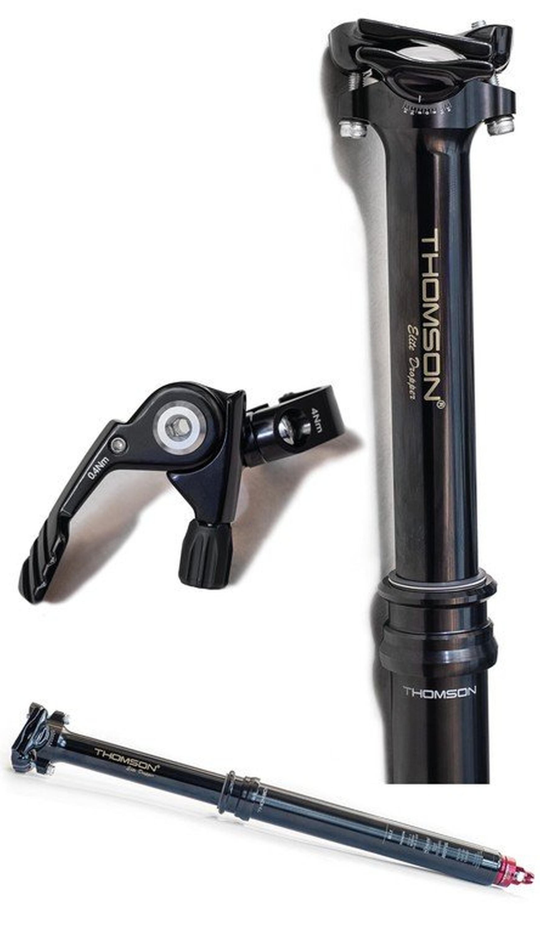 THOMSON THOMSON Zadelpen Covert Black Dropper, Ø 30,9mm, slag 100mm